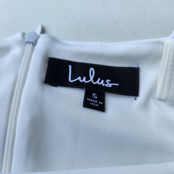 Lulus Always Admired Dress Women's White Sleeveless Mini Stretch Sz S - Picture 14 of 16